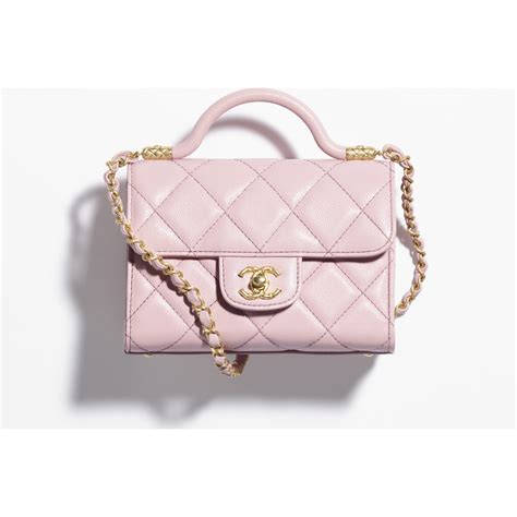 chanel tas camel kleur|Mini flap bag with top handle, Grained shiny calfskin & gold.